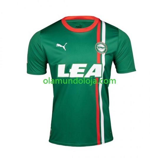 Camisola Deportivo Alaves Homem Equipamento Segundo 2023-2024 Manga Curta